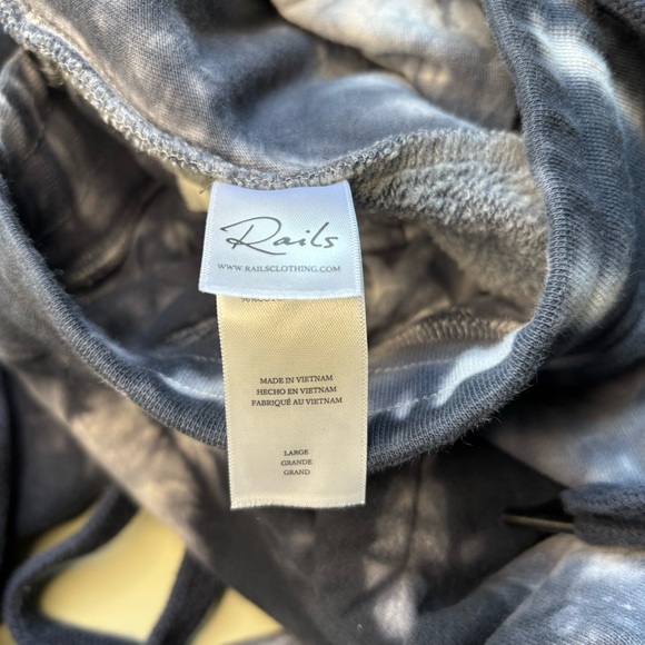 Rails Large Navy Tie Dye Sweatsuit Set – Fulton Hoodie & Everson Joggers - Picture 16 of 17